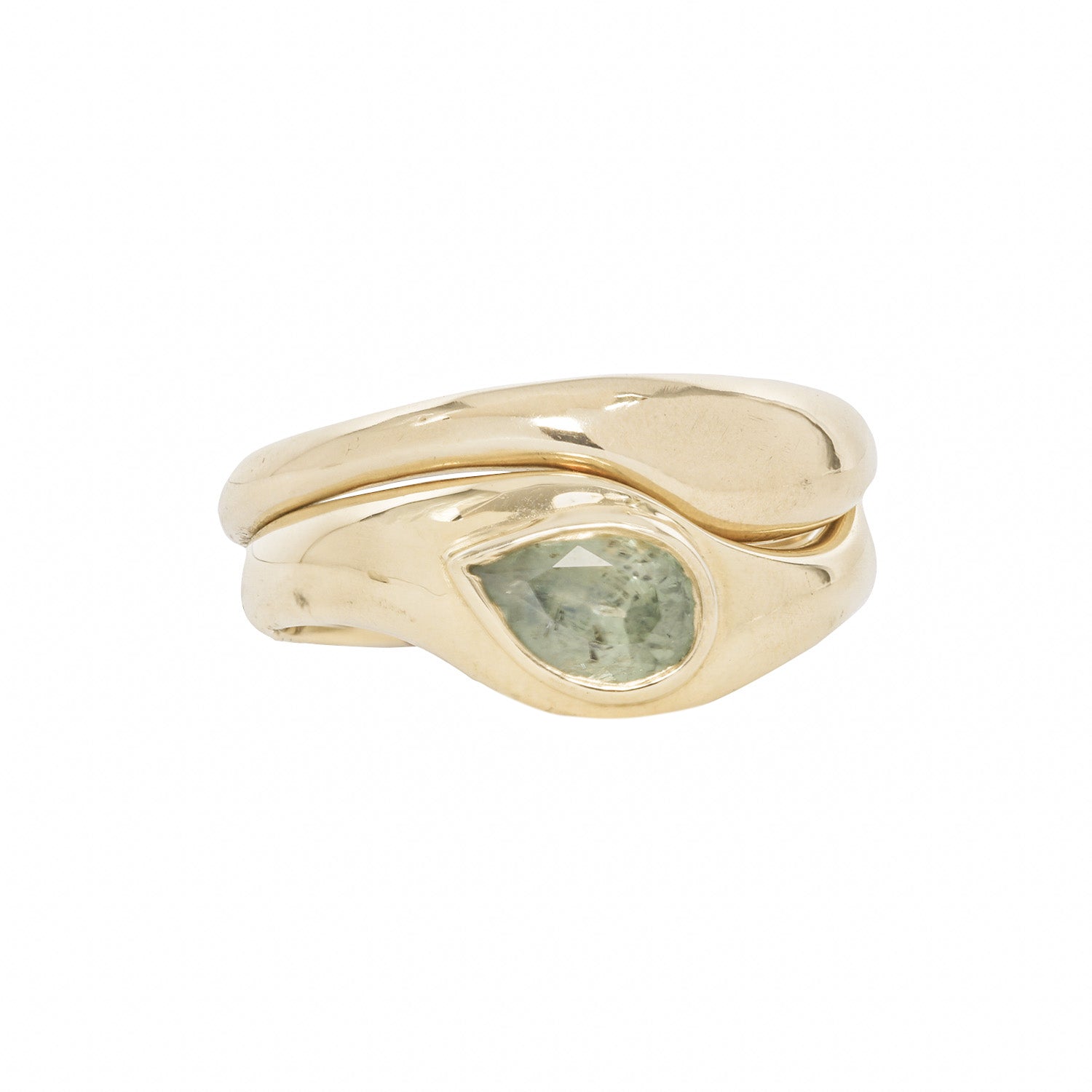 EMMELINE RING / GOLD / PEAR SAPPHIRE – SeaworthyPDX
