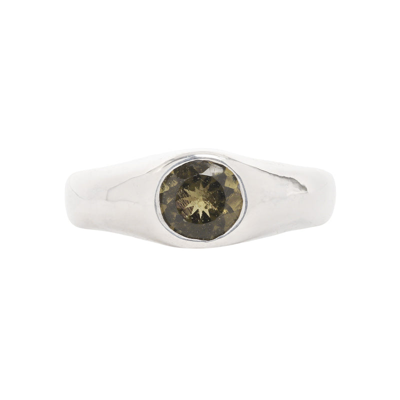 ASTRID RING / MOLDAVITE