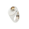 STRAND RING - SILVER/CITRINE