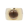 CIGAR BAND BEZEL RING / BRONZE