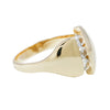 DIANE RING / 14K GOLD / WHITE SAPPHIRE