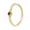 DROPLET RING / GOLD / PERIDOT