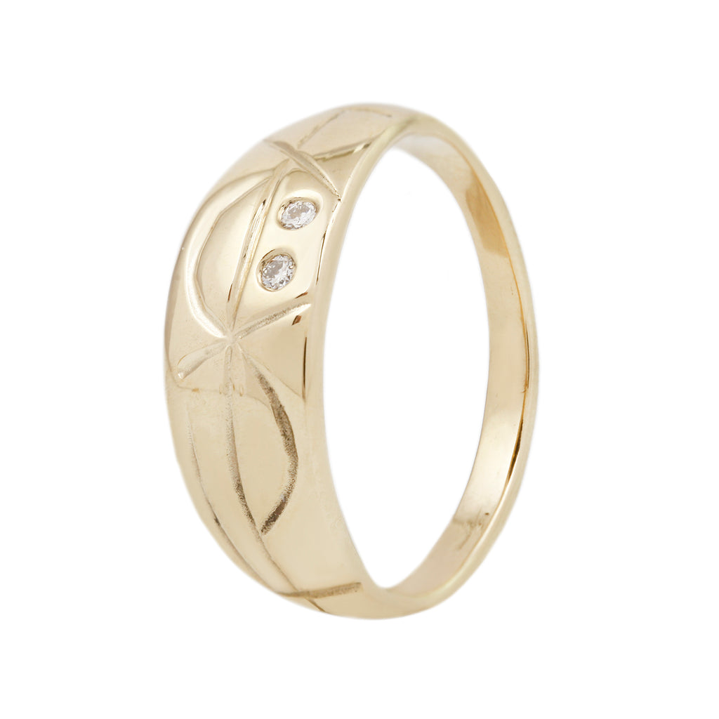 ETCHED BAND ONE / GOLD