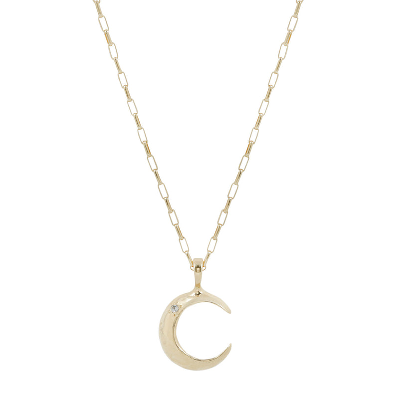 MOON PHASES NECKLACE / CRESCENT MOON