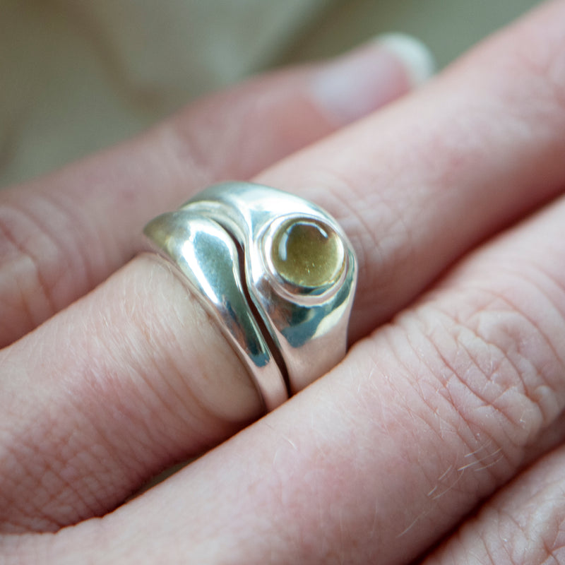 EMMELINE RING SET / SILVER / CITRINE