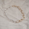 LINK NECKLACE / MIXED METALS