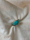 HALF MOON RING / TURQUOISE & 14K