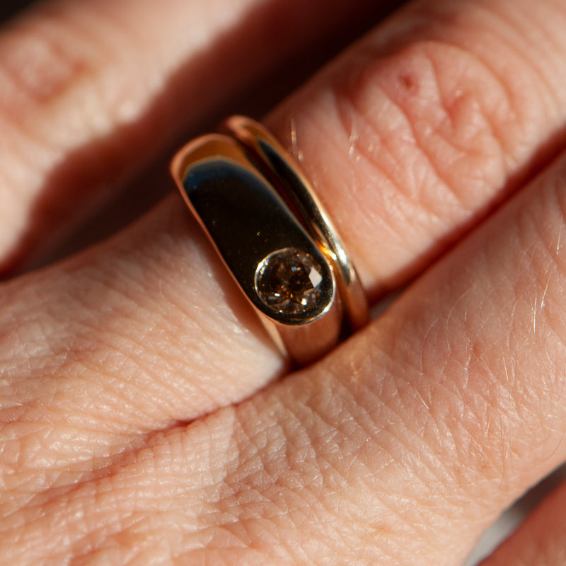 EDNA RING / COGNAC DIAMOND