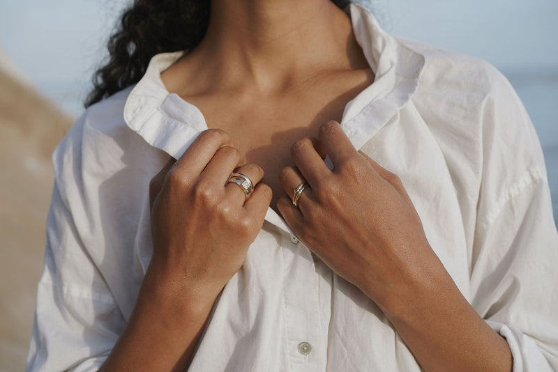 DROPLET RING / GOLD / CITRINE