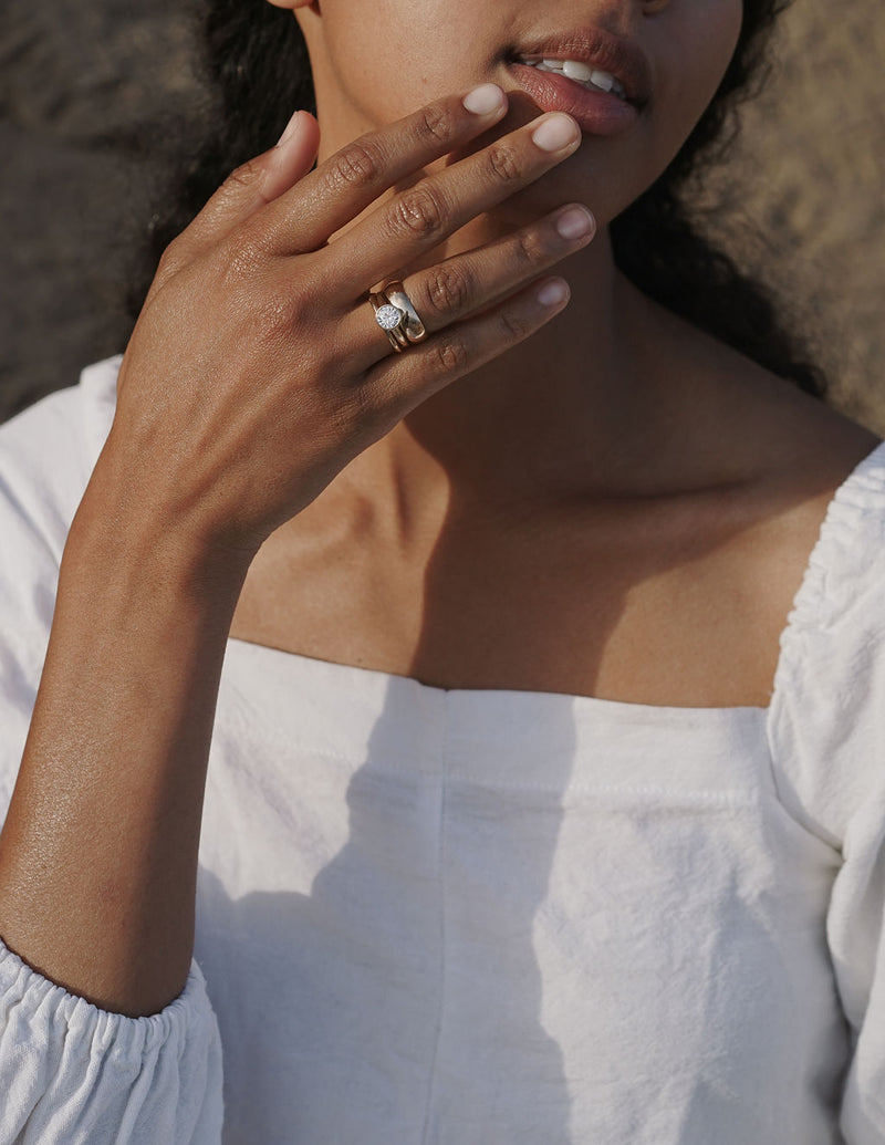 ALICE RING / SALTY DIAMOND OOAK