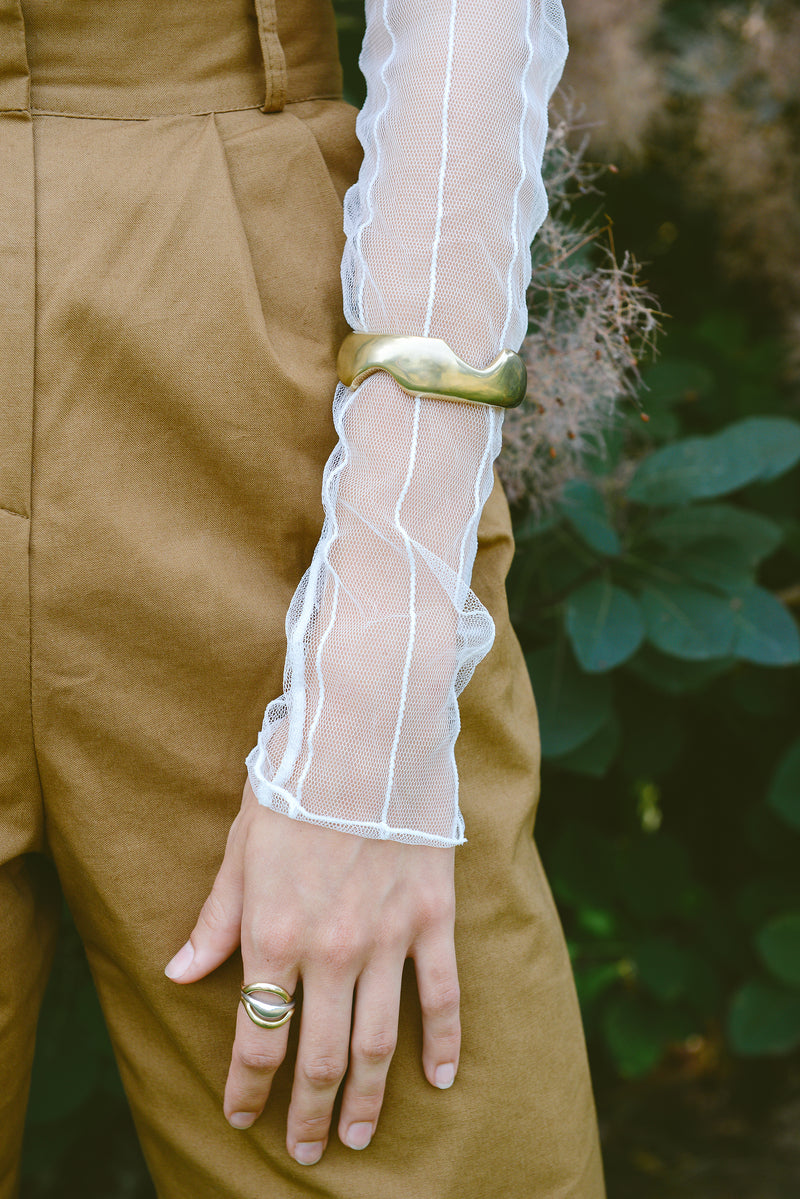 YARROW CUFF / SILVER